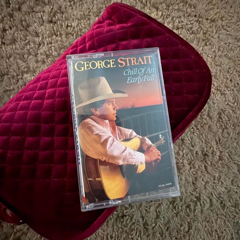 George Strait Chill of an Early Fall Cassette music country vintage tape